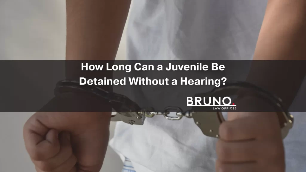 How Long Can a Juvenile Be Detained Without a Hearing